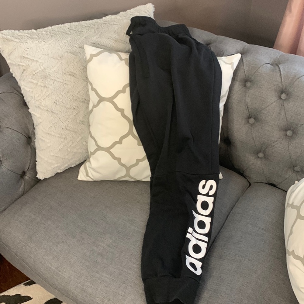 Black Adidas Sweat Pants Size L